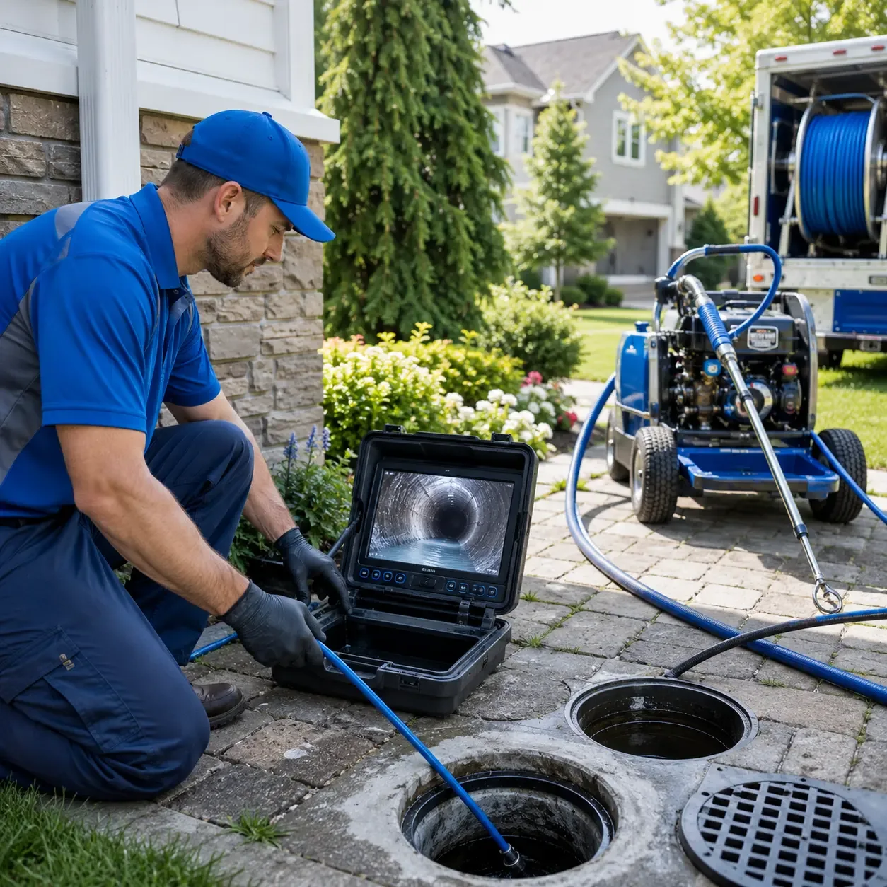 Outdoor drain cleaning professionals serving Creve Coeur, MO